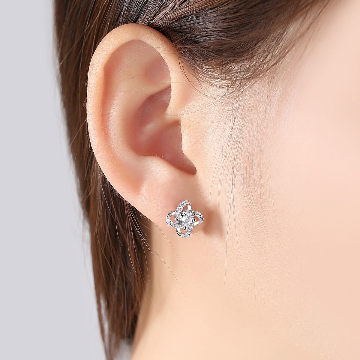 Sterling Studded Earrings