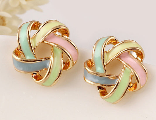 Twisted Spiral Earrings