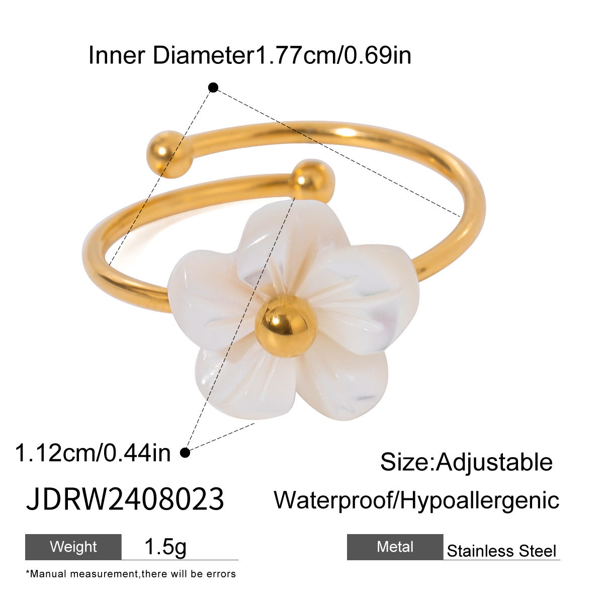 Stainless Steel Flower Set