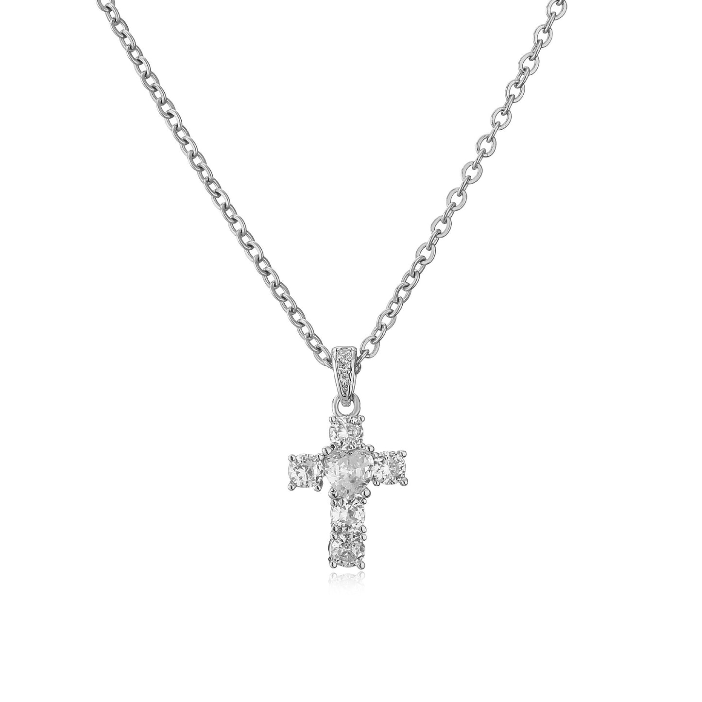 Clavicle Cross Necklace