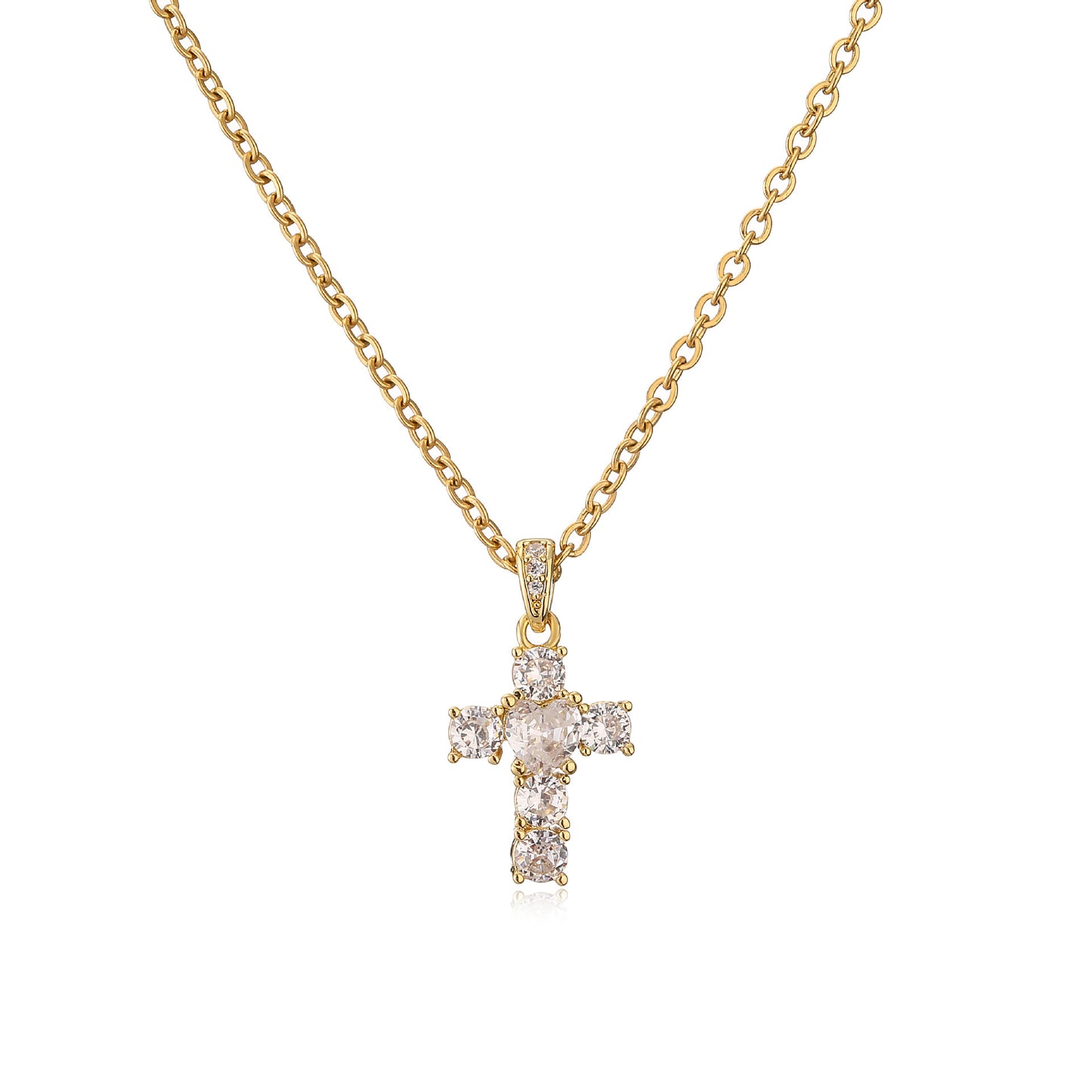 Clavicle Cross Necklace