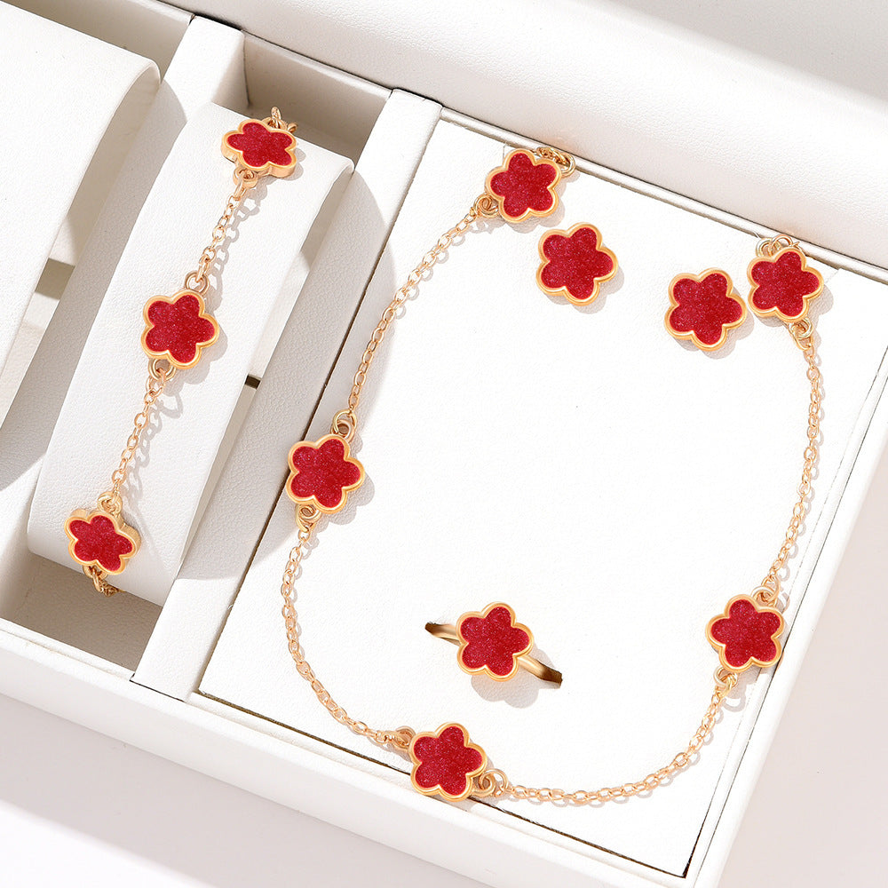 Flower Jewlery Set