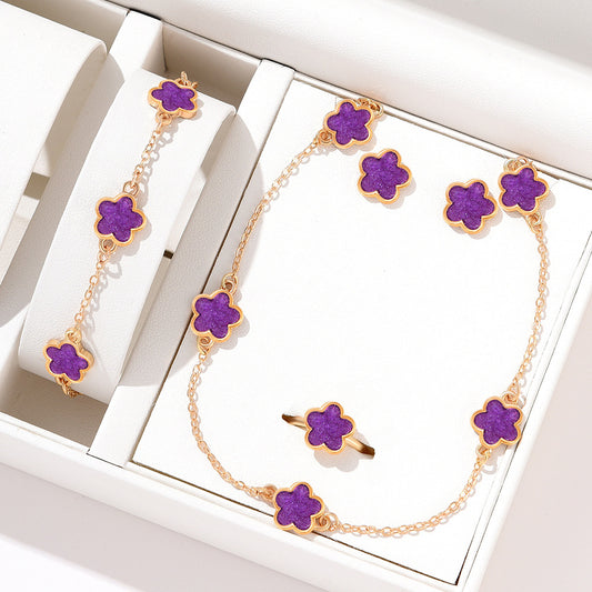 Flower Jewlery Set